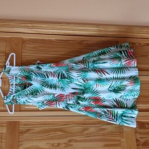 Summer dress, Maggy London,green/multi color, size 4